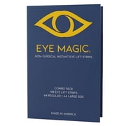 Eye Magic Eye Lift Strips Combo 128 Count, 2 Sizes, Droopy & Hooded Eyelids, Made in USA