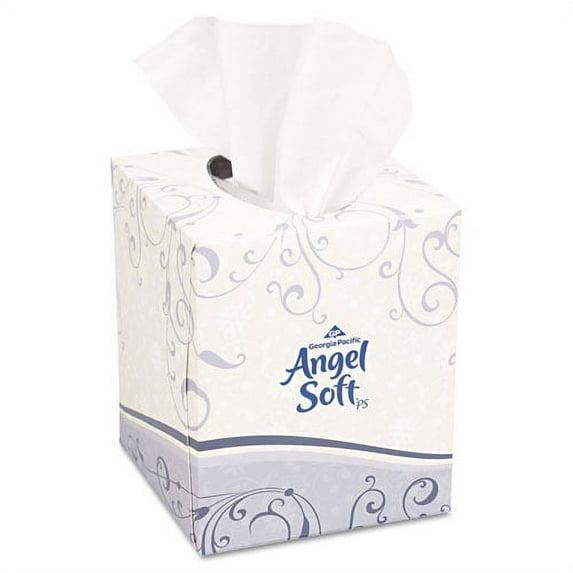 Premium Facial Tissue, 2-Ply, White, Cube Box, 96 Sheets/box