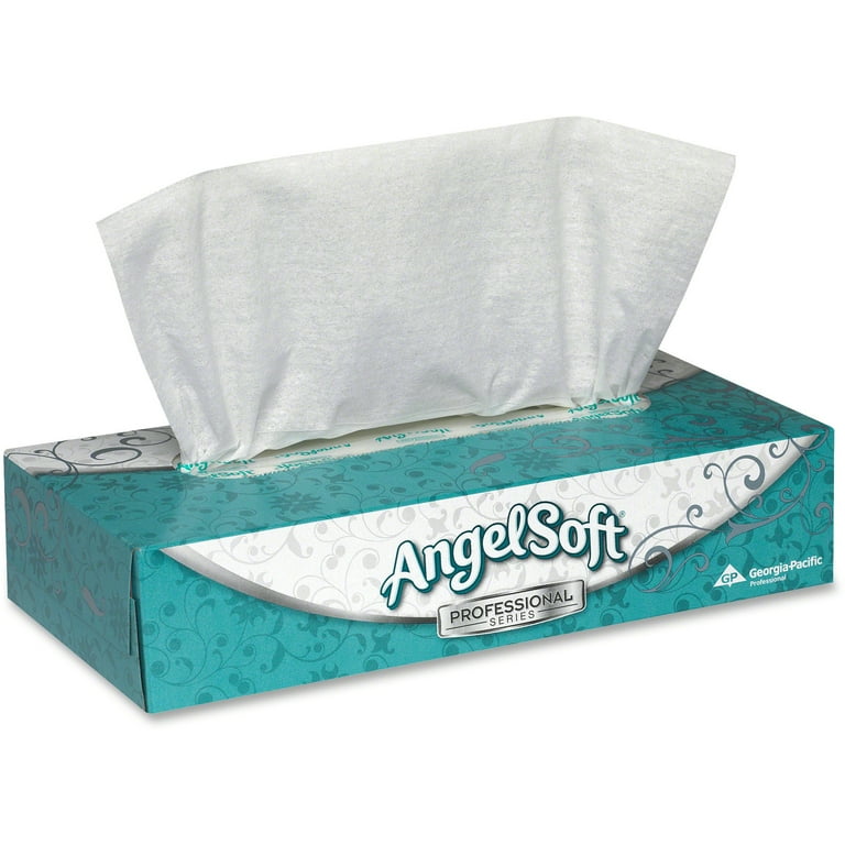 Premium Facial Tissue, 2-Ply, White, Flat Box, 100 Sheets/Box