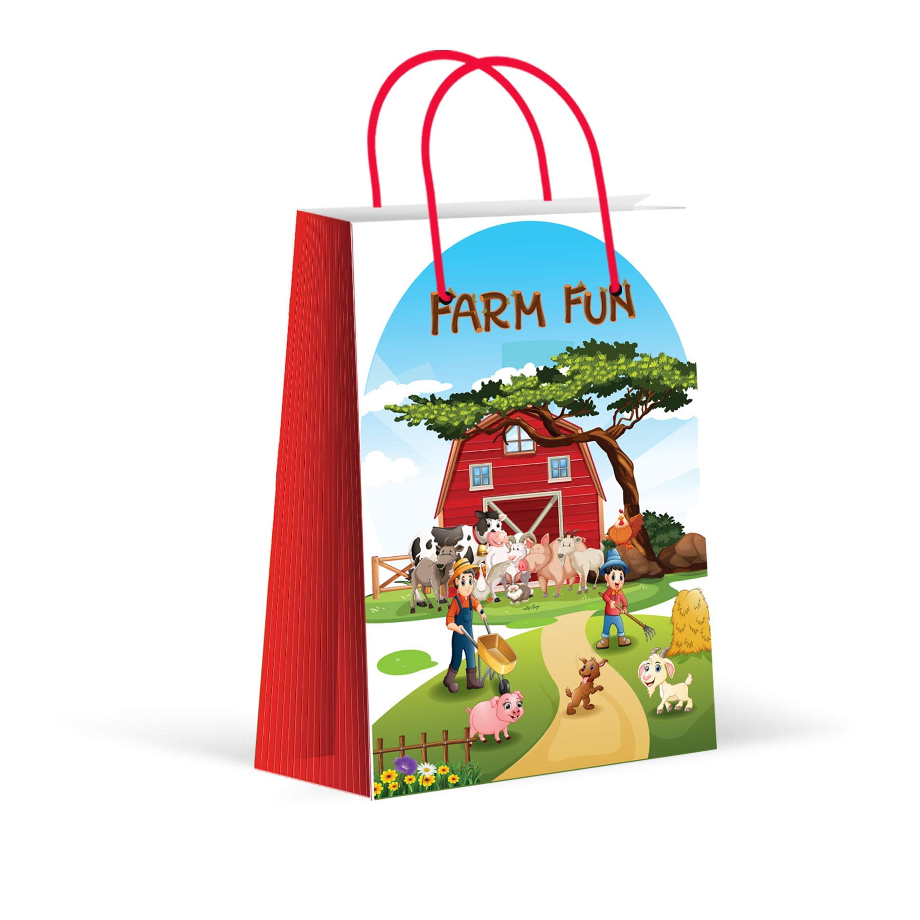 VGOODALL 36 Pack Paw Print Goodie Bags – 4.7x3.1x8.7 Inch Animal Party Favor Bags For Kids Birthday - View #3