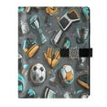thumbnail image 1 of Premium Faux Leather Notebook - Refillable, Multi-Functional Organizer, 23.3x17cm, All-Season Use，Balls, 1 of 6