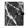 thumbnail image 1 of Premium Faux Leather Notebook - Refillable, Multi-Functional Organizer, 23.3x17cm, All-Season Use，Black and White Marble, 1 of 6