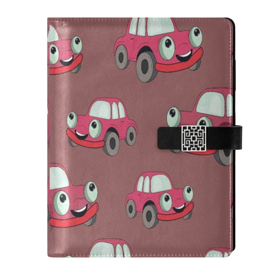 Premium Faux Leather Notebook - Refillable, Multi-Functional Organizer, 23.3x17cm, All-Season UseCar