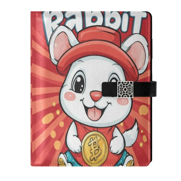Premium Faux Leather Notebook - Refillable, Multi-Functional Organizer, 23.3x17cm, All-Season UseCartoon Character