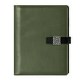 thumbnail image 1 of Premium Faux Leather Notebook - Refillable, Multi-Functional Organizer, 23.3x17cm, All-Season Use，Green, 1 of 6