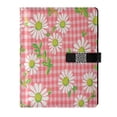 thumbnail image 1 of Premium Faux Leather Notebook - Refillable, Multi-Functional Organizer, 23.3x17cm, All-Season Use，Retro Red Gingham, 1 of 6