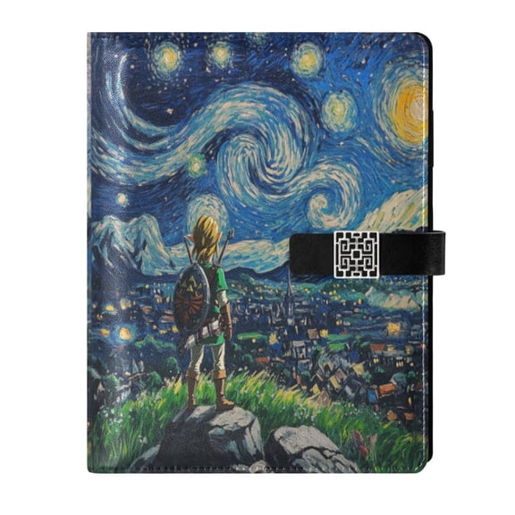 Premium Faux Leather Notebook - Refillable, Multi-Functional Organizer, 23.3x17cm, All-Season UseStanding on Top