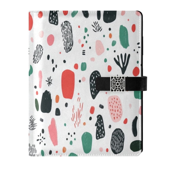 Premium Faux Leather Notebook - Refillable, Multi-Functional Organizer, 23.3x17cm, All-Season Use，Various Small Items