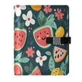 thumbnail image 1 of Premium Faux Leather Notebook - Refillable, Multi-Functional Organizer, 23.3x17cm, All-Season Use，Watermelon, 1 of 6