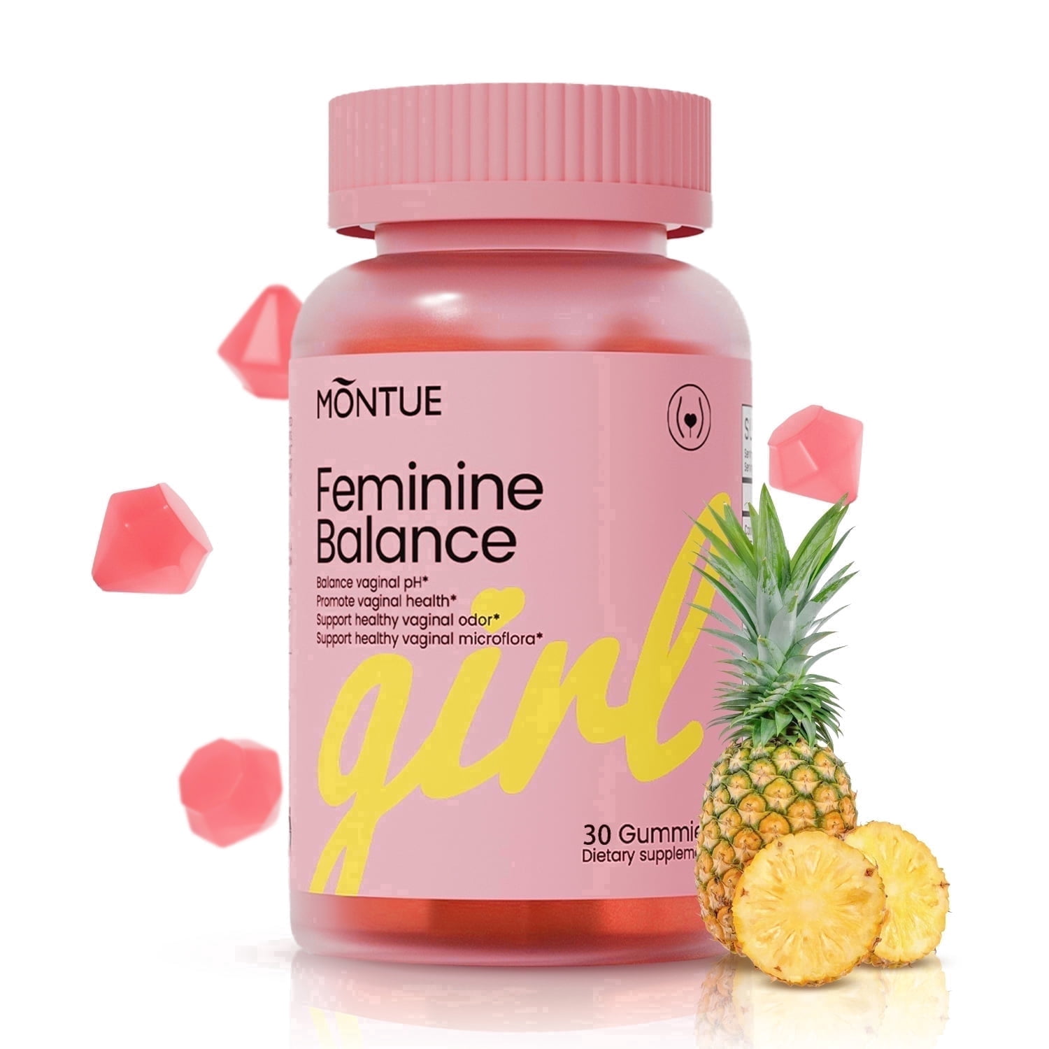 Premium Feminine Balance Gummies, for Women's Wellness & pH