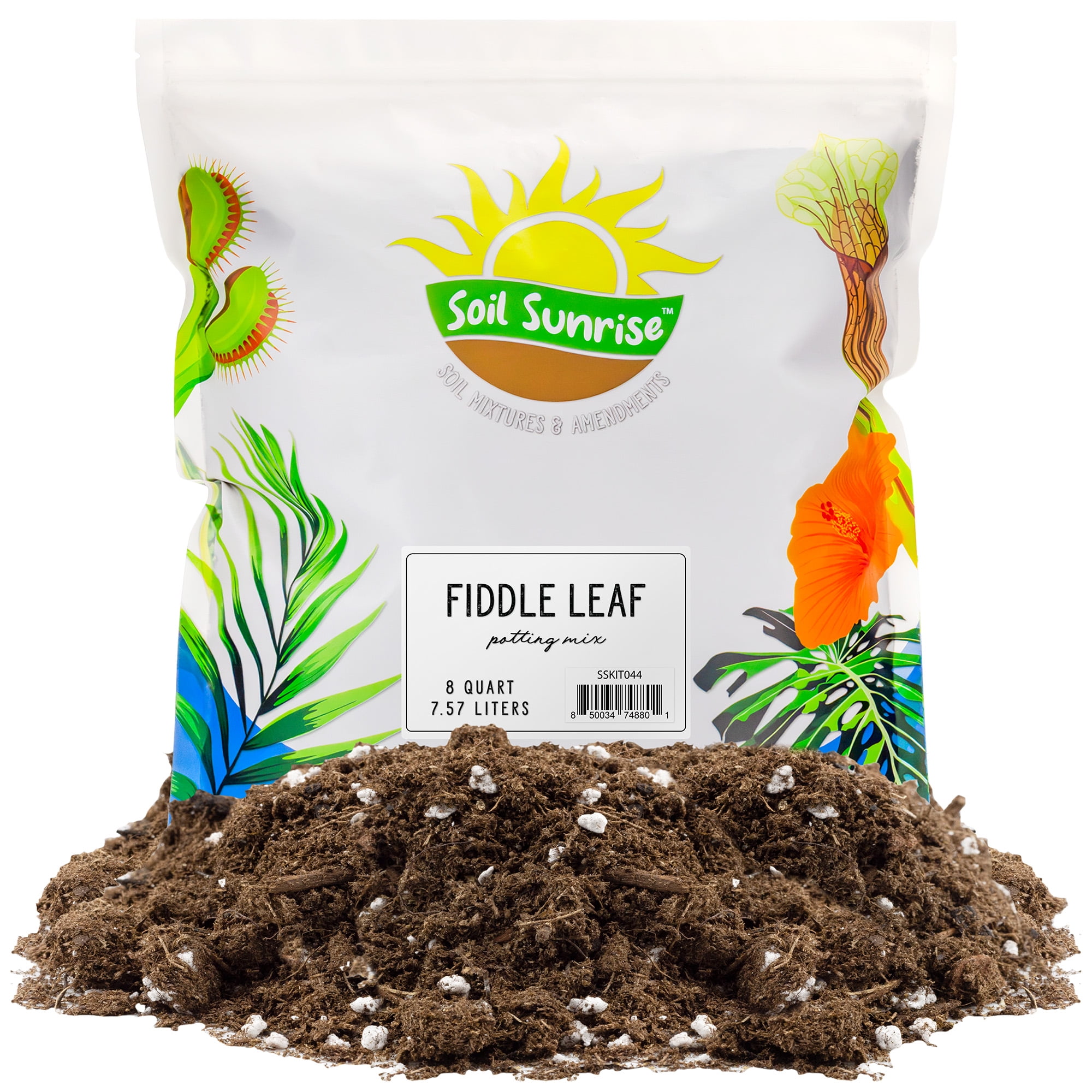 Premium Fiddle Leaf Fig Tree Soil (8 Quarts) Expert Formula for