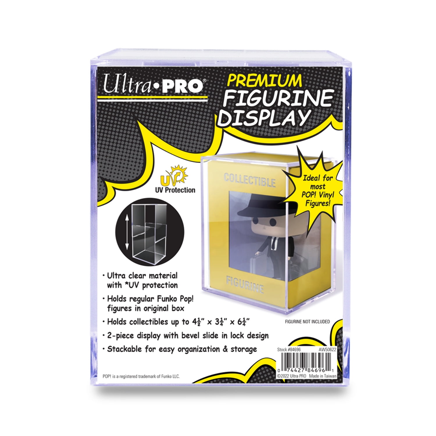 Ultra Pro Premium Figurine Display Case - Clear Plastic For Funko POP & Collectibles
