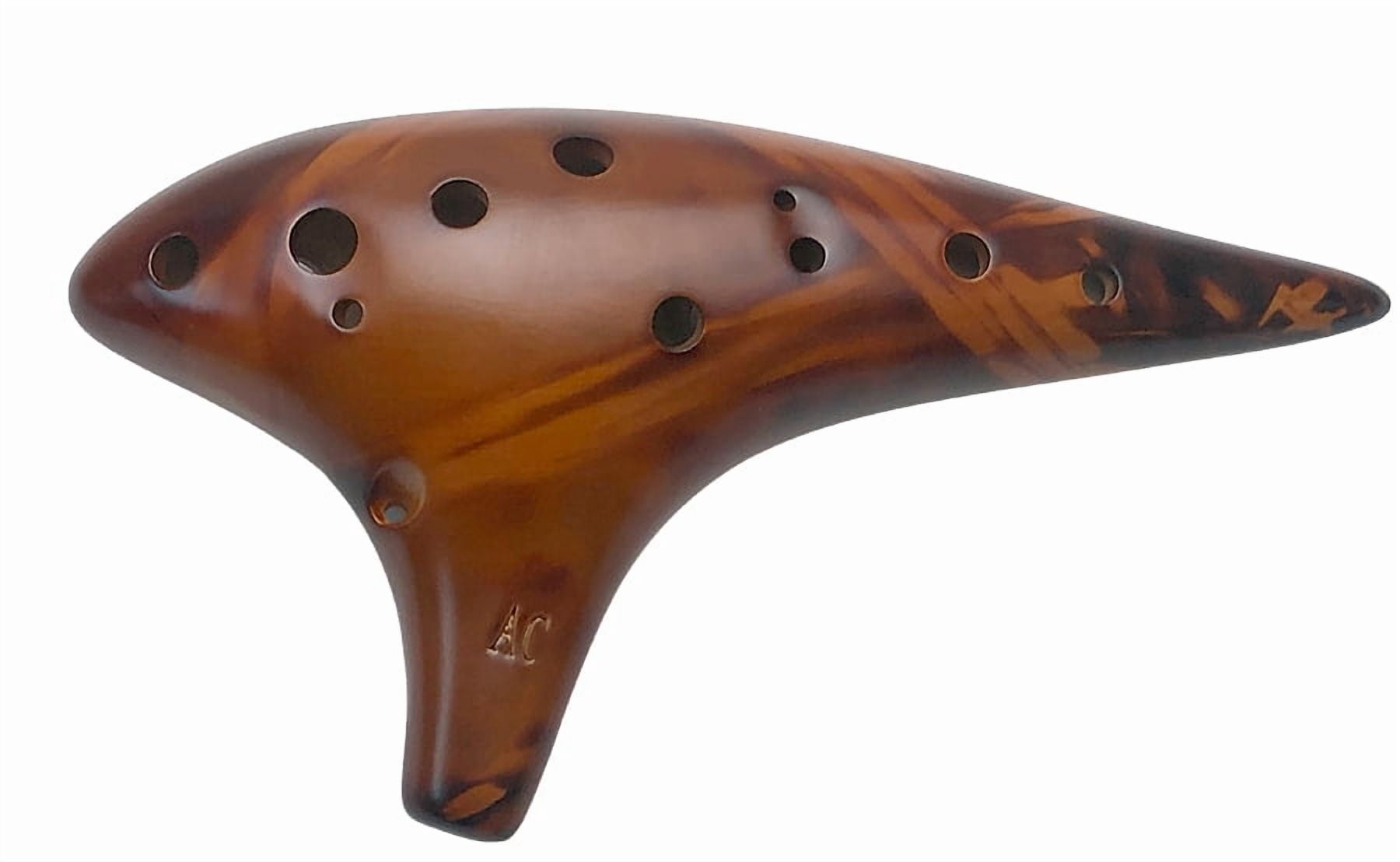 Premium Fine-Crafted Ceramic 12-Hole Alto C Ocarina Flute