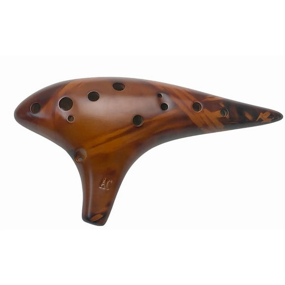 Premium Fine-Crafted Ceramic 12-Hole Alto C Ocarina Flute