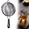 thumbnail image 1 of Premium Fine Mesh Tea Strainer - 150 Micron Stainless Steel Filter for Loose Leaf Tea, Cocktails & Coffee | Ergonomic Handle & Dishwasher Safe, 1 of 8