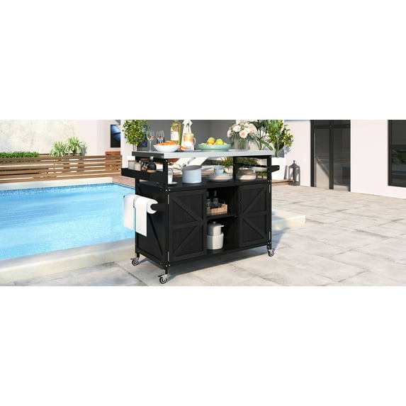 Premium Fir Wood Construction - Modular Design for Custom Setup - Perfect for Poolside and Dining Areas