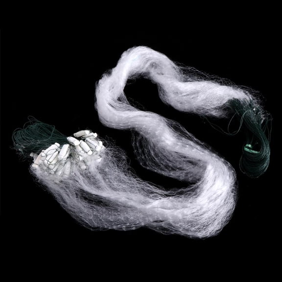 Jesscasday Premium Fishing Mesh Trap Monofilament Gill Net Netting Tackle with Float Outdoor 20m x 1m