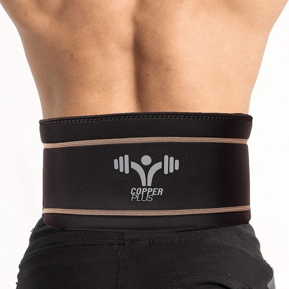 Premium Fit Back Brace Lower Lumbar Support Belt. Adjustable for Men and Women