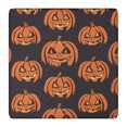 thumbnail image 1 of Premium Fitted Halloween Tablecloth 36x36 Inch - Elastic Border Stretch Fabric with Spooky Ghost and Pumpkin Pattern Washable Cover, 1 of 6