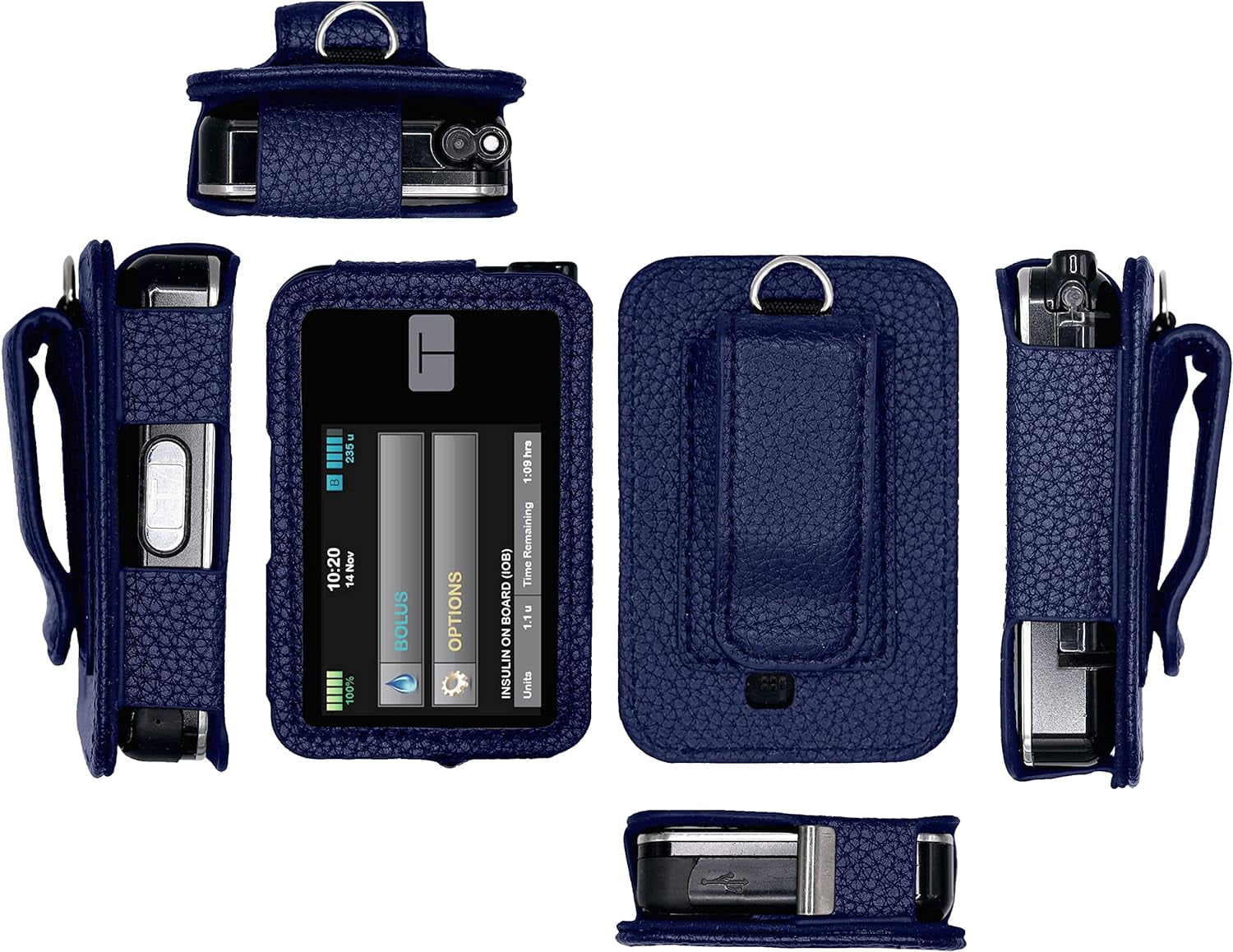Insulin Pump Case With 360° Rotating Clip For Medtronic MiniMed 640G 780G 670G 770G 630G Pumps - View #6