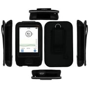 Premium Fitted Leather Case with Screen Protector, Universal Belt Clip & Carabiner for Dexcom G6 Mobile CGM Receiver