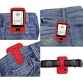 thumbnail image 1 of Premium Fitted Leather Case with Screen Protector, Universal Belt Clip & Carabiner for Dexcom G6 Mobile CGM Receiver, 1 of 2