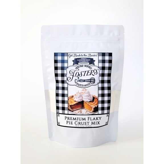 Foster's Sweets & Mixes Old-Fashioned Premium Flaky Pie Crust Mix, 10.5 oz. Pouch, 2 Pack
