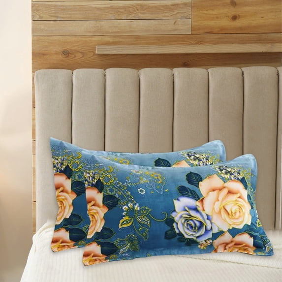 Premium Flannel Pillowcase Set Envelope Closure Bedding Soft Breathable Hypoallergenic Wrinkle Resistant for Bedroom Hotel Home Decor