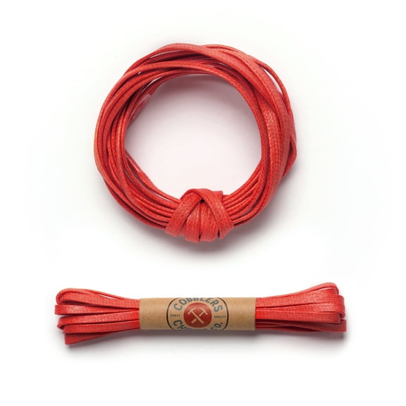 Premium Flat Waxed Cotton Boot Laces - Cobbler's Choice Shoe Laces - Durable and Beautiful Laces!