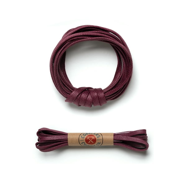 Premium Flat Waxed Cotton Boot Laces - Cobbler's Choice Shoe Laces - Durable and Beautiful Laces!