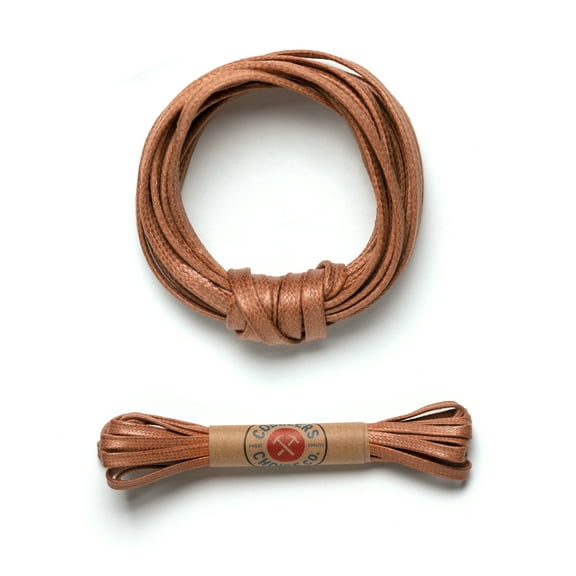 Premium Flat Waxed Cotton Boot Laces - Cobbler's Choice Shoe Laces - Durable and Beautiful Laces!