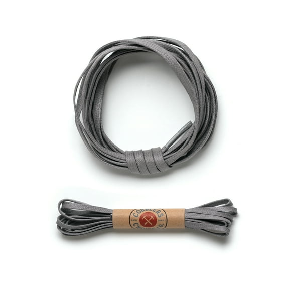 Premium Flat Waxed Cotton Boot Laces - Cobbler's Choice Shoe Laces - Durable and Beautiful Laces!