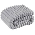 thumbnail image 1 of Throw Blanket Ultra Soft Lightweight All Season Blanket for Couch Bed Sofa Cozy Warm Fluffy Striped Decorative Throw for Women Men Home Decor, 1 of 4