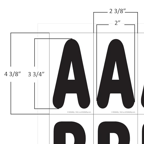 Premium Flex Letter Set in Storage Box for White Message Board Sidewalk ...