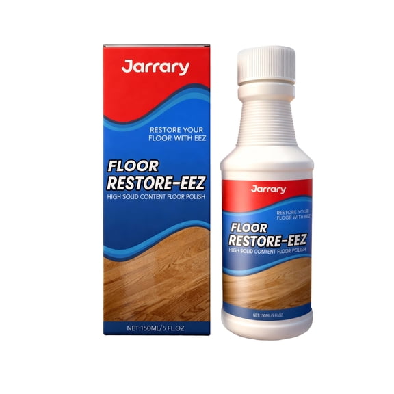 Premium Floor Polish and Restorer Liquid (150ml)  High-Gloss Hardwood Gloss Enhancer & Micro-Scuff Concealer for Laminate, Wood, and Tile Maintenance