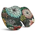 thumbnail image 1 of Premium Floral Pattern Memory Foam Seat Cushion Ergonomic Chair Pad for Office Chair, Car, Airplane & Bleachers Sciatica, Tailbone Hip & Back Pain Relief - Chair Cushion for Long Office Workers., 1 of 5