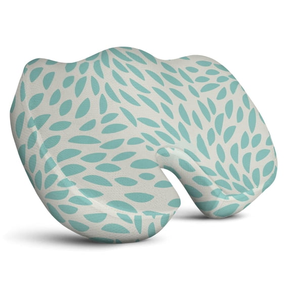 Premium Floral Pattern Memory Foam Seat Cushion Ergonomic Chair Pad for Office Chair, Car, Airplane & Bleachers Sciatica, Tailbone Hip & Back Pain Relief - Chair Cushion for Long Office Workers.