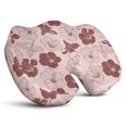 thumbnail image 1 of Premium Floral Pattern Memory Foam Seat Cushion Ergonomic Chair Pad for Office Chair, Car, Airplane & Bleachers Sciatica, Tailbone Hip & Back Pain Relief - Chair Cushion for Long Office Workers., 1 of 5