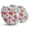thumbnail image 1 of Premium Floral Pattern Memory Foam Seat Cushion Ergonomic Chair Pad for Office Chair, Car, Airplane & Bleachers Sciatica, Tailbone Hip & Back Pain Relief - Chair Cushion for Long Office Workers., 1 of 5