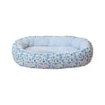 thumbnail image 1 of Premium Floral Pet Bed - Aesthetic Anti-Anxiety Calming Cat Bed - Soft Flower Print for Small Pets, All Season, 1 of 6