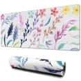 thumbnail image 1 of Premium Flower Mouse Pad - Aesthetic XXL Gaming Mat, Large Desk Mat - Chic Keyboard and Mouse Protector for Office Decor - Ideal for Women and Girls - 31.5x11.8 Inch, 1 of 7