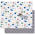 thumbnail image 1 of Premium Foam Baby Play Mat 79" X 71", Thick One-Piece Crawling Mat, Odorless Baby Mat Floor Mat, Non-Slip Cushioned Baby Playmat for Infants,Babies, Machine Washable for Easy Care- Animal World, 1 of 13