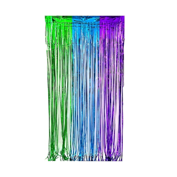 Premium Foil Fringe Curtains, Party Decorations Metallics Streamers, Party Photo Booth Backdrops, Ideal For Birthday, Wedding, Engagement, Bridal Shower, Valentine's Day & All