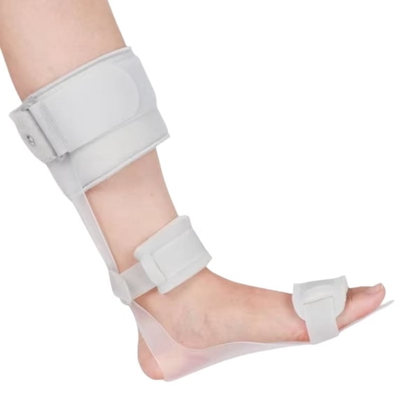Premium Foot Drop AFO Orthosis Discreet Under-Shoe Ankle Support, Left & Right Custom Fit, Post-Surgical & Daily Use Right-M