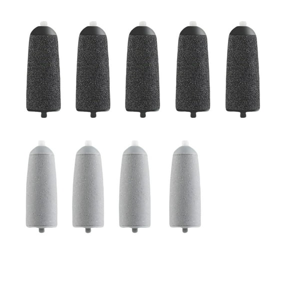 Premium Foot Grinder Replacement Roller Heads - 10-Pack Silky Feet Exfoliator for Haootadiy/Finishing Touch Tools