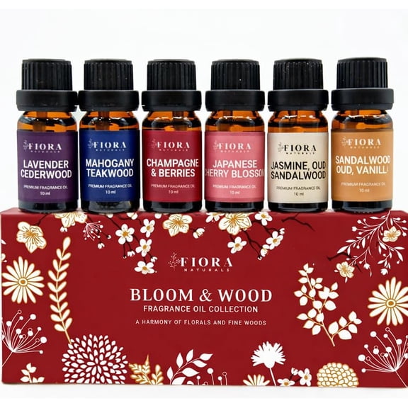 Premium Fragrance Oil Set for Diffusers for Home  Highly Concentrated Scented Oils for Candle Making, Soap & Humidifier, Aromatherapy Diffuser Oils, Long Lasting Candle Fragrance Oil Gift Set