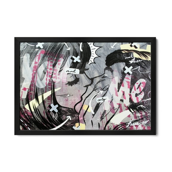 Premium Framed Art Print - And Only