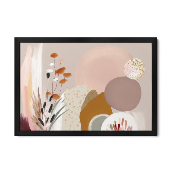 Premium Framed Art Print - Beautiful Nature Forms