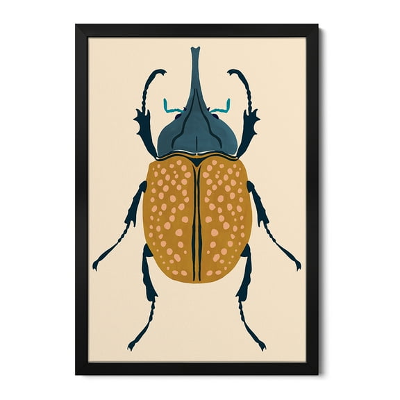 Premium Framed Art Print - Beetle Bug II