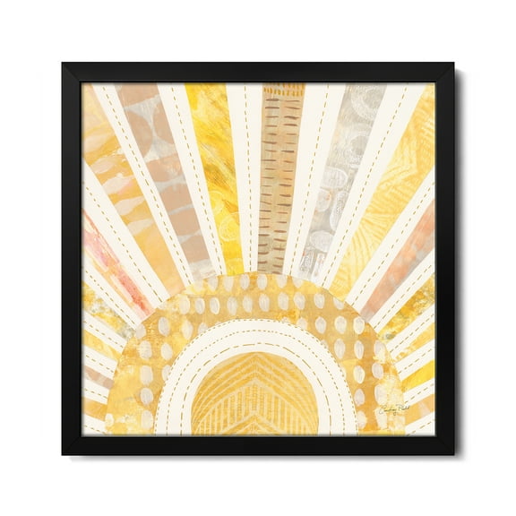 Premium Framed Art Print - Boho Sunshine I